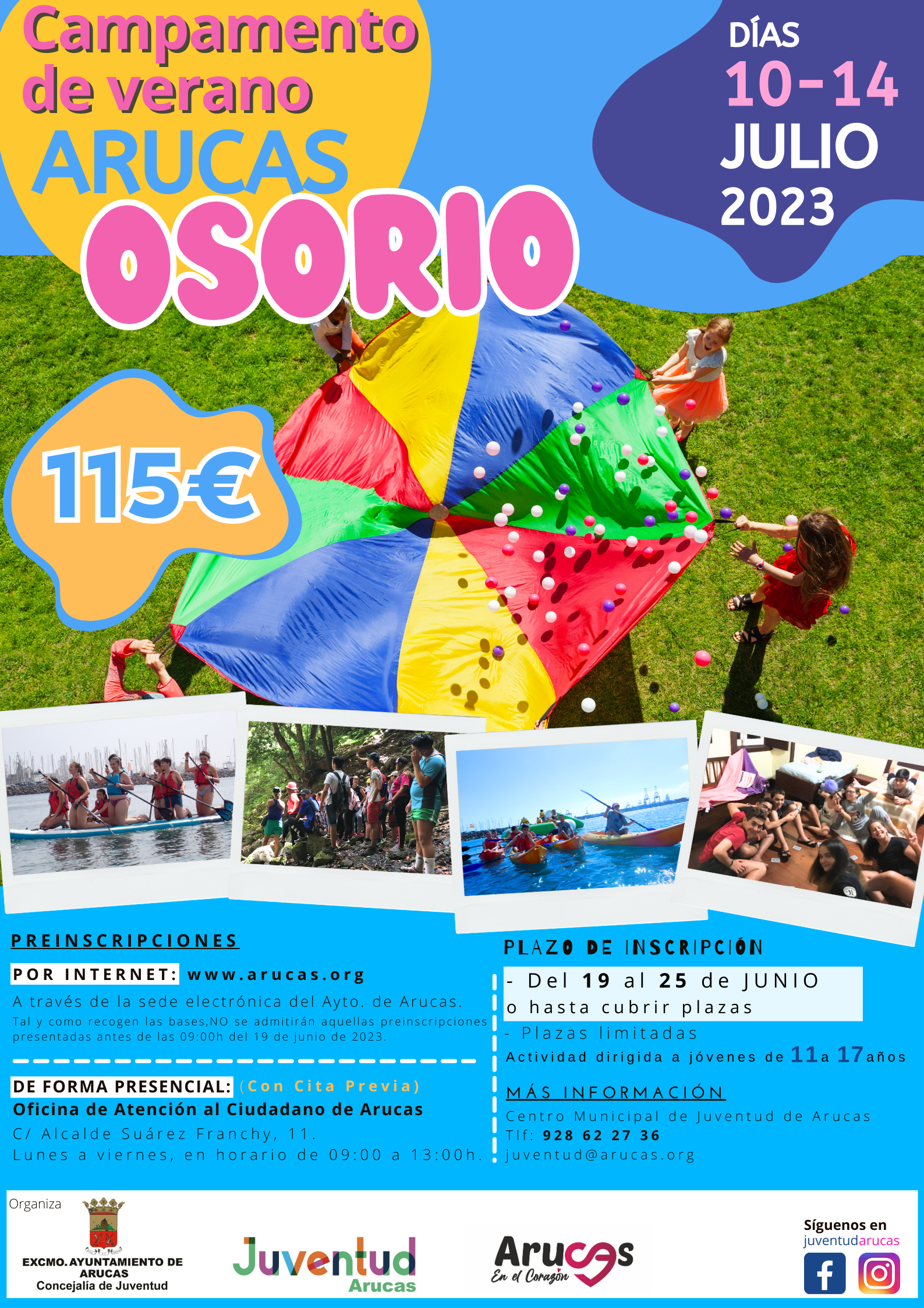 CAMPAMENTO DE VERANO ARUCAS, OSORIO 2023