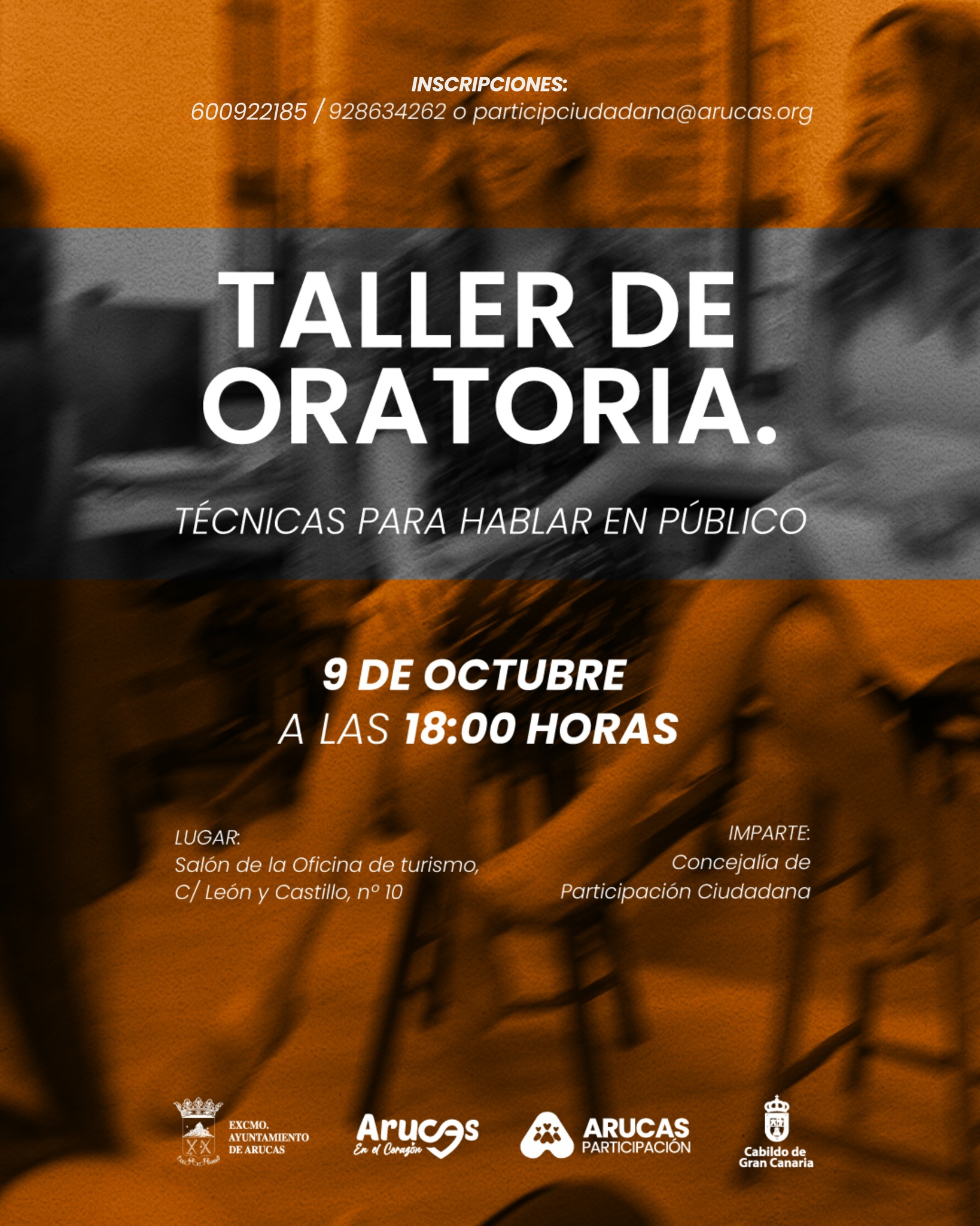 Imagen de TALLER DE ORATORIA - TÉCNICAS PARA...