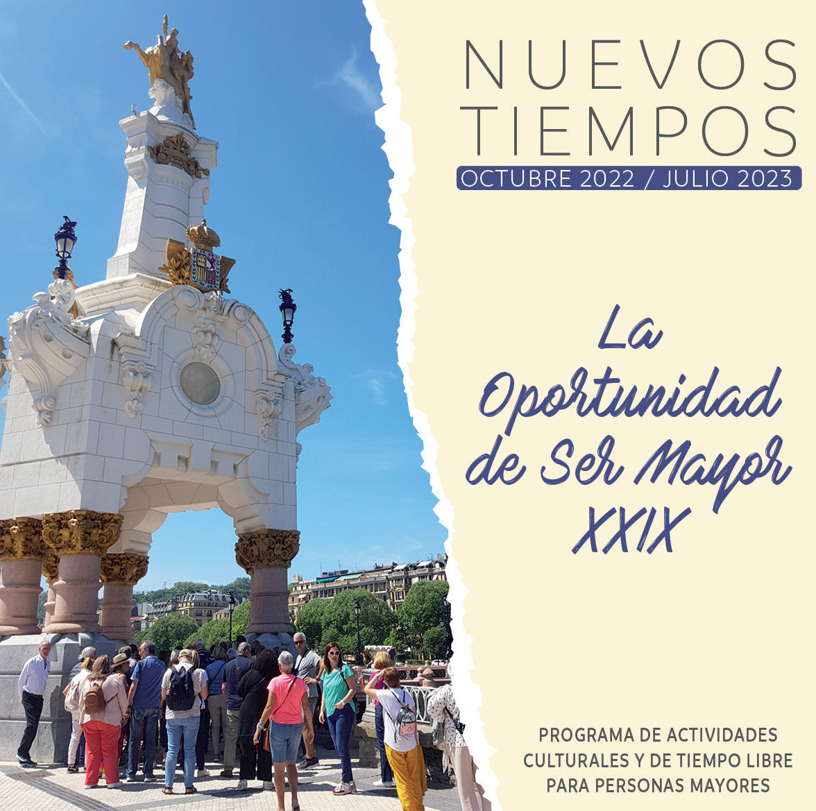 NUEVOS TIEMPOS : LA OPORTUNIDAD DE SER MAYOR