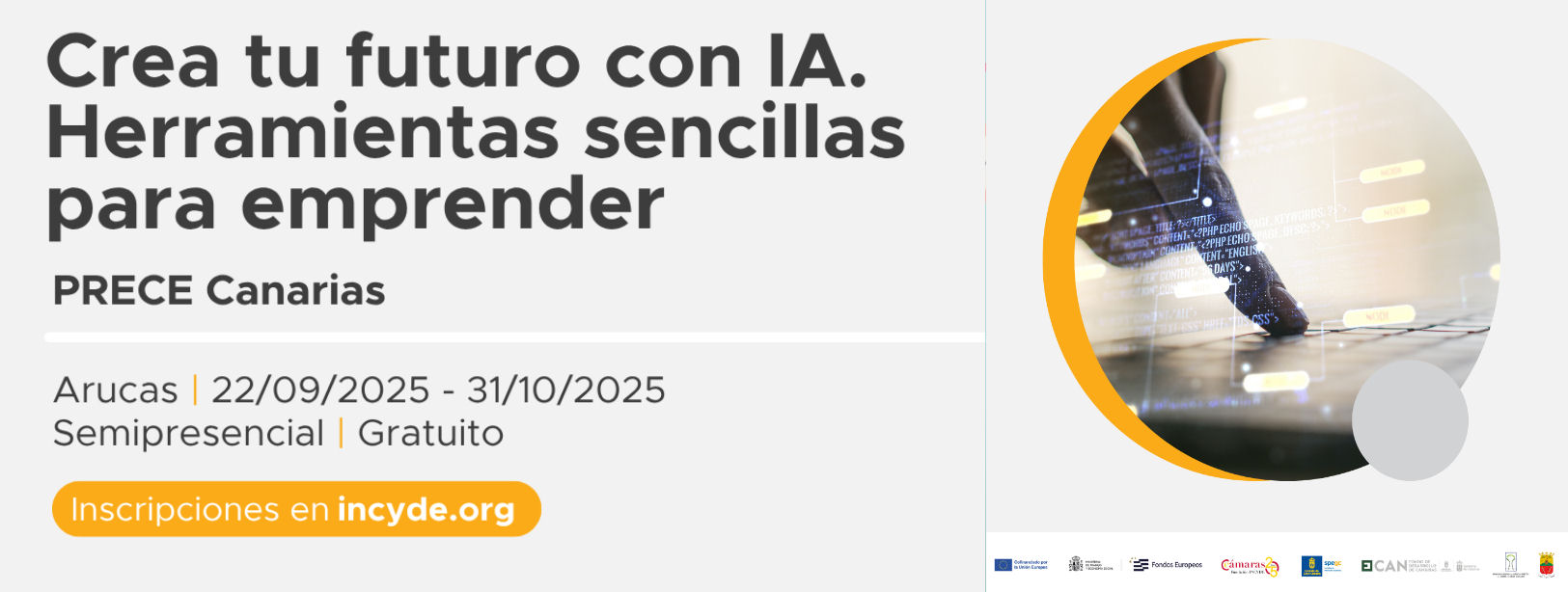 CREA TU FUTURO CON IA. HERRAMIENTAS SENCILLAS PARA EMPRENDER