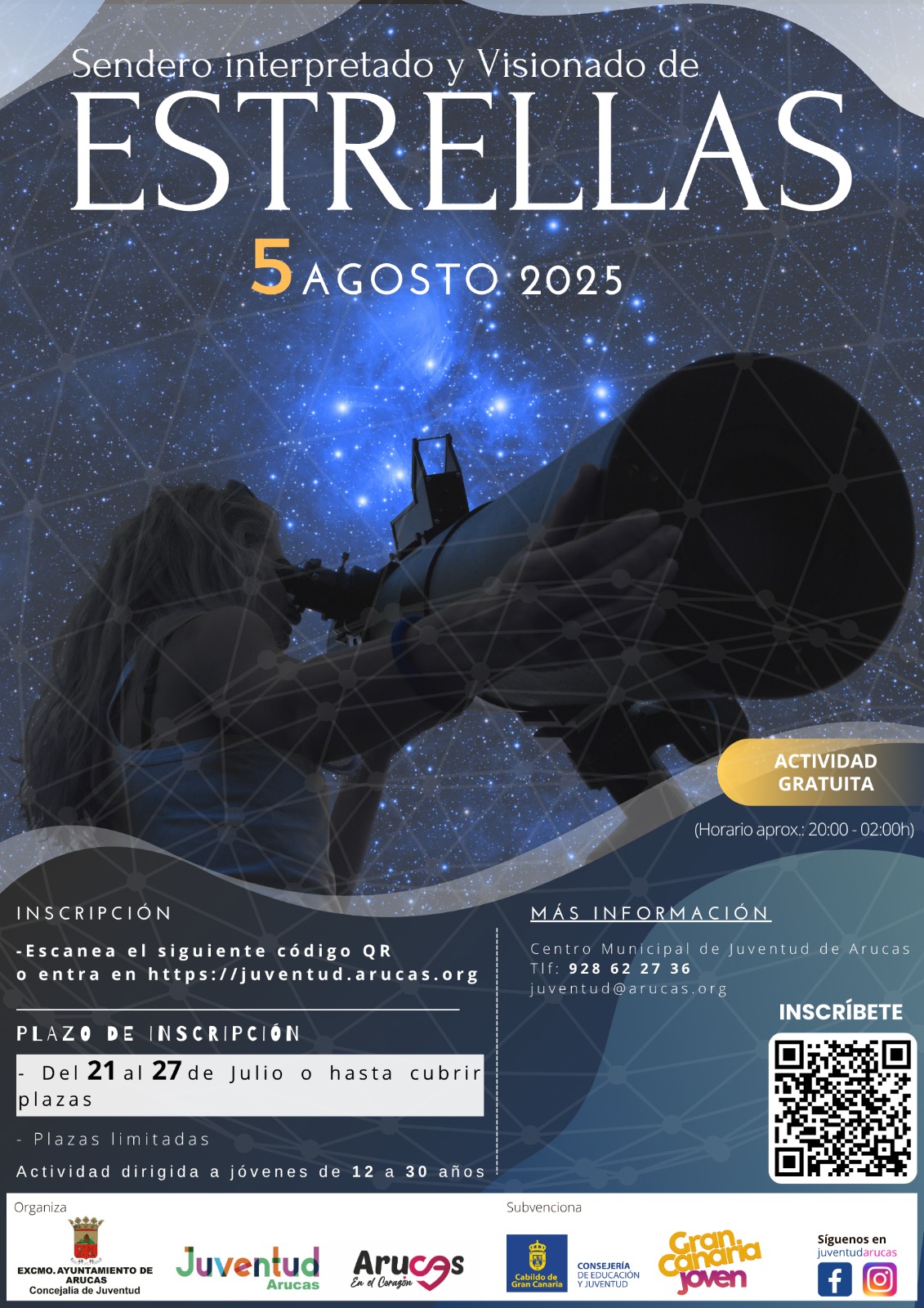 SENDERO INTERPRETADO Y VISIONADO DE ESTRELLAS