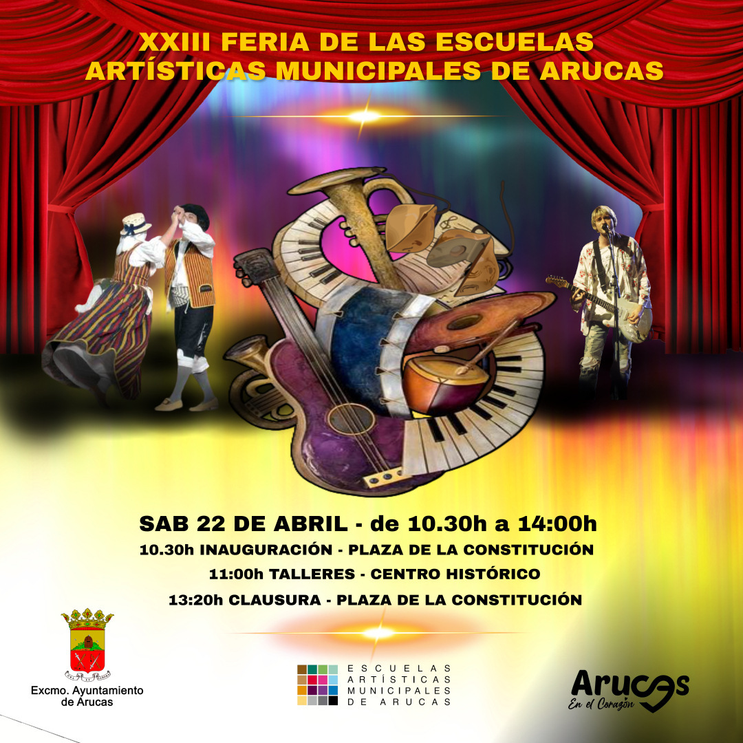 Las Escuelas Artísticas Municipales de Arucas celebran su Feria Anual