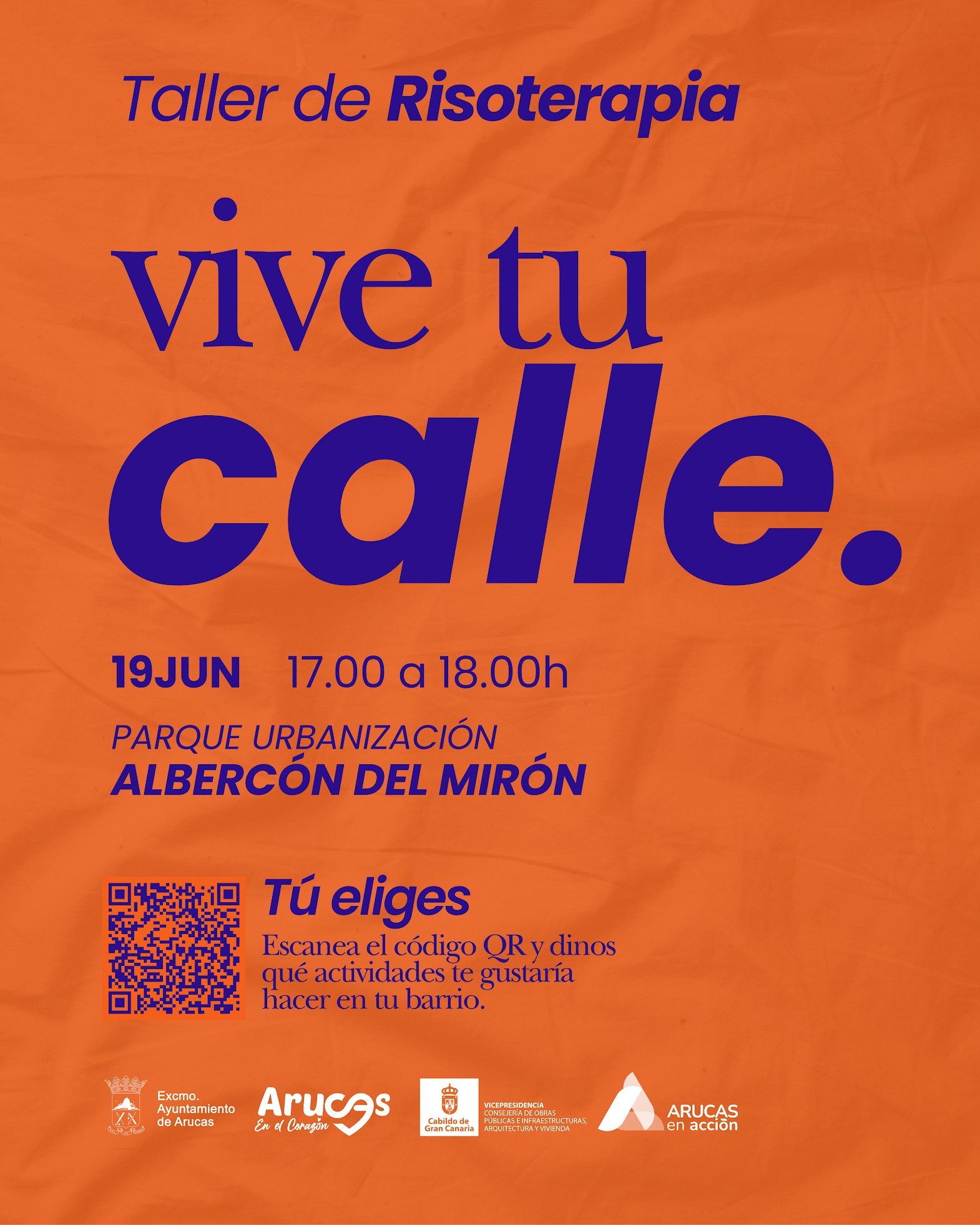 TALLER DE RISOTERAPIA ´VIVE TU CALLE´