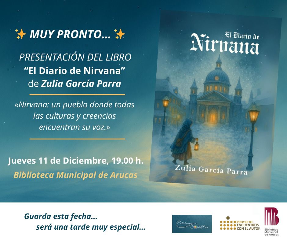 PRESENTACIÓN DEL LIBRO ´EL DIARIO DE NIRVANA´ DE ZULIA GARCÍA PARRA