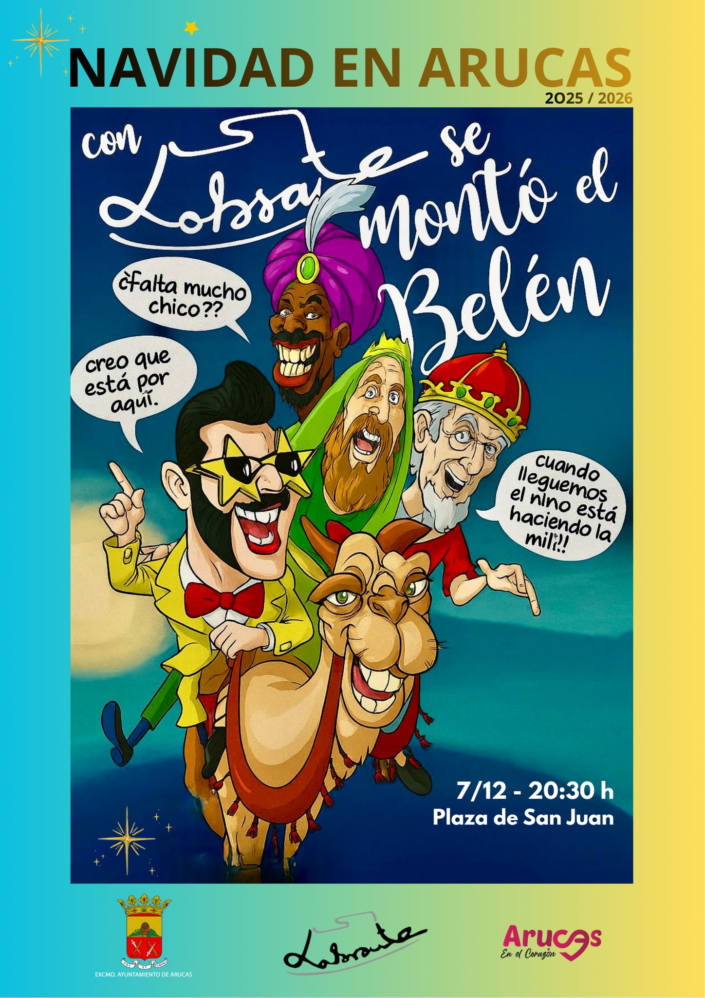 CON LABRANTE SE MONTÓ EL BELÉN