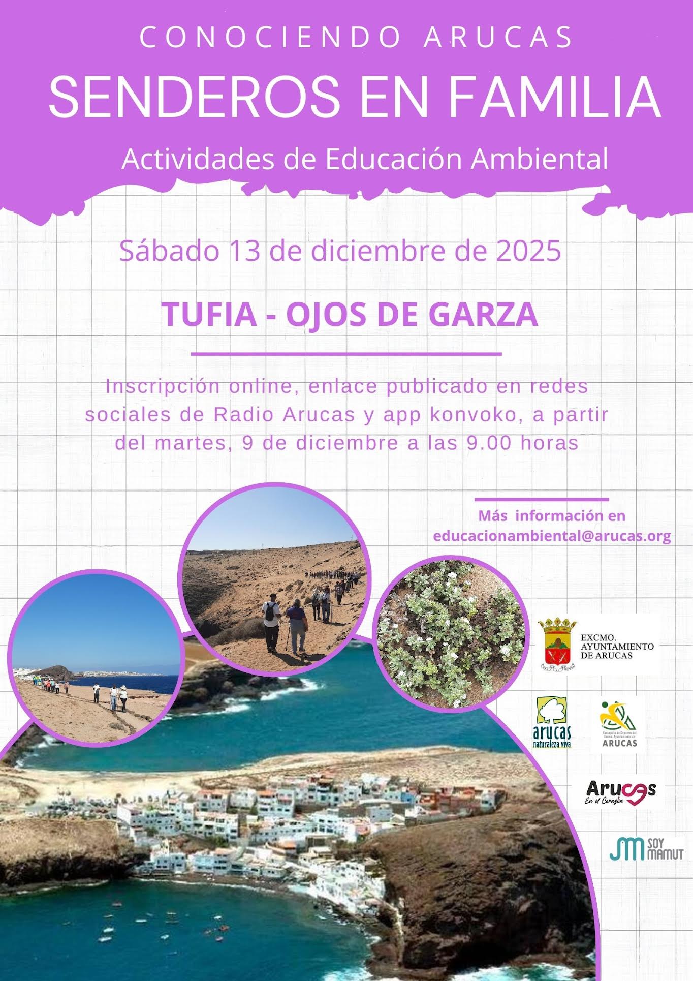 SENDEROS EN FAMILIA: TUFIA - OJOS DE GARZA