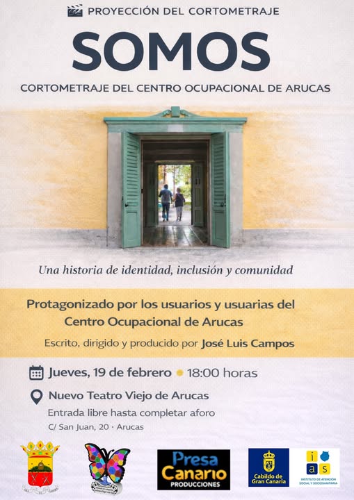 PROYECCION DEL CORTOMETRAJE ´SOMOS´