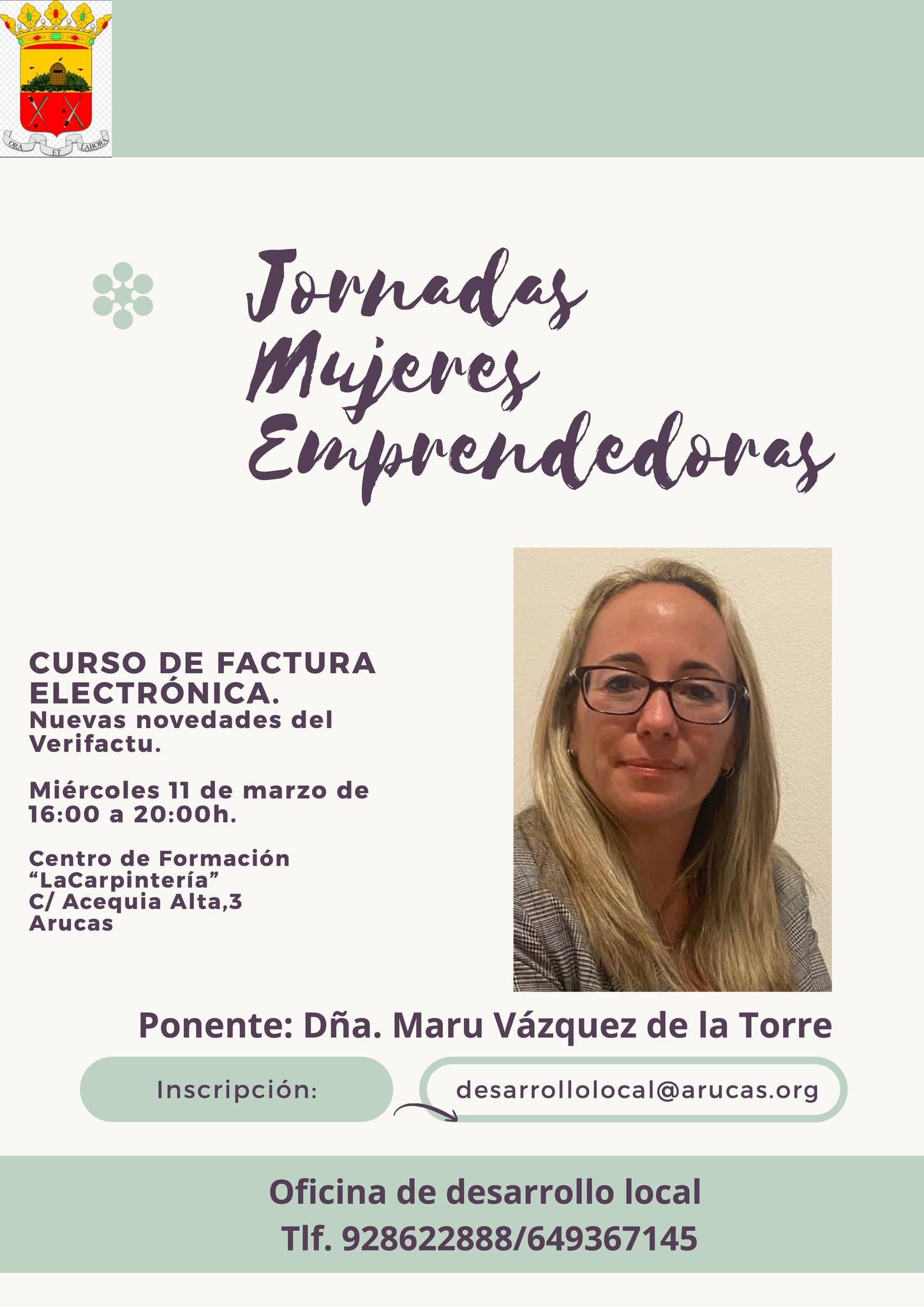 JORNADAS MUJERES EMPRENDEDORAS - CURSO DE FACTURA ELECTRÓNICA