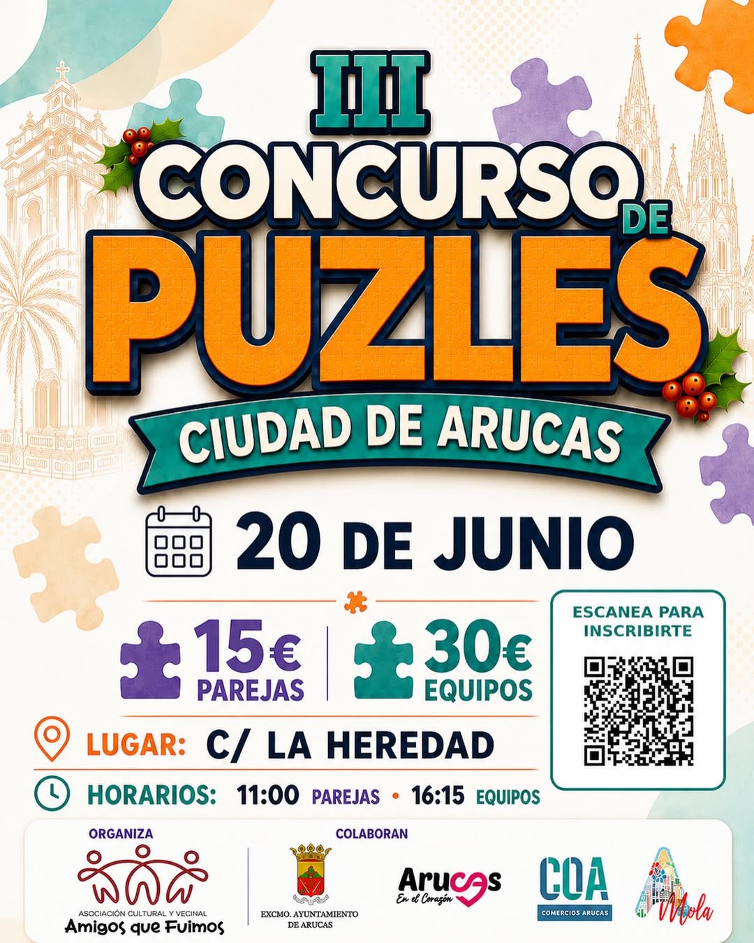 III CONCURSO DE PUZLES CIUDAD DE ARUCAS