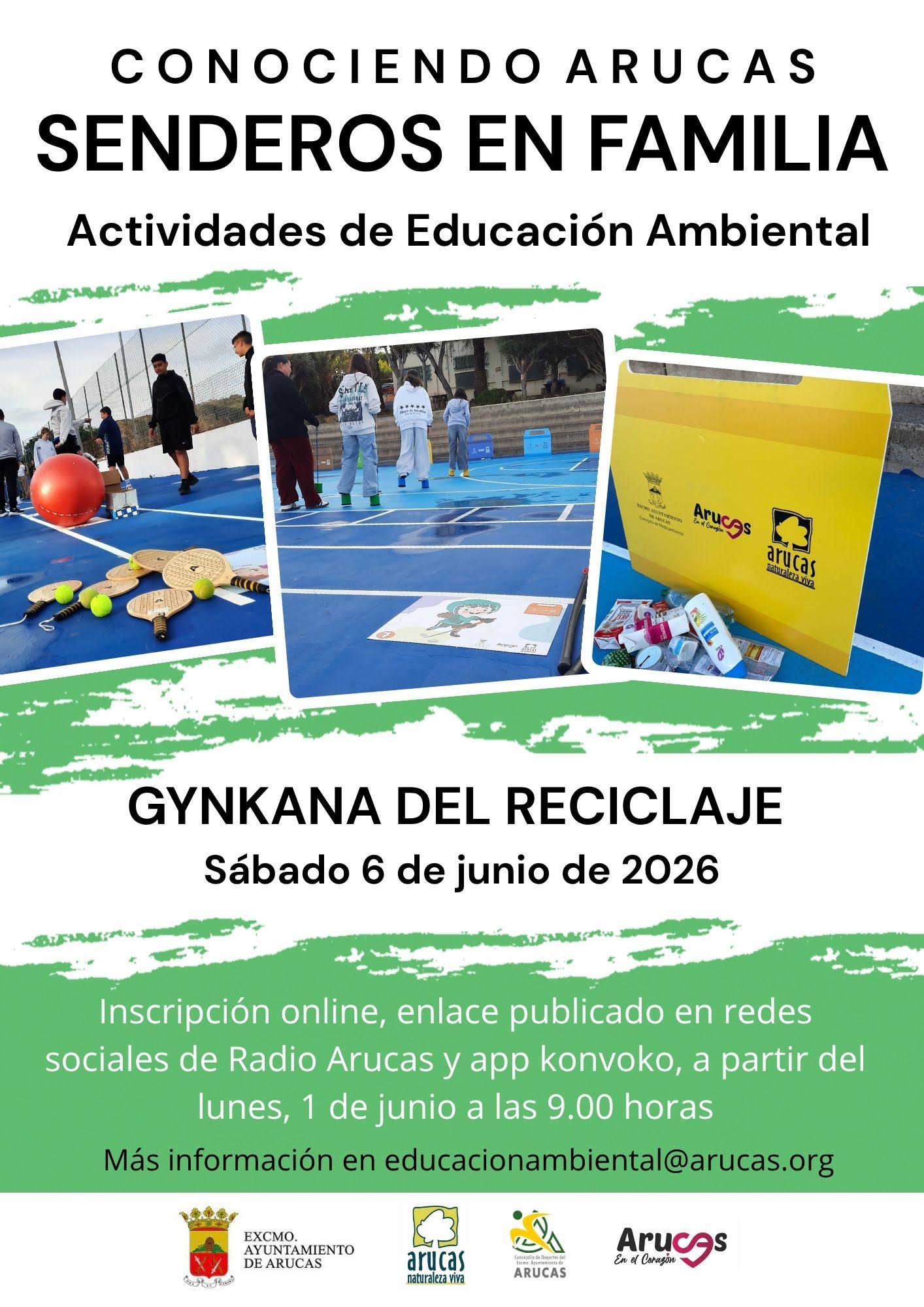 SENDEROS EN FAMILIA - GYNKANA DEL RECICLAJE
