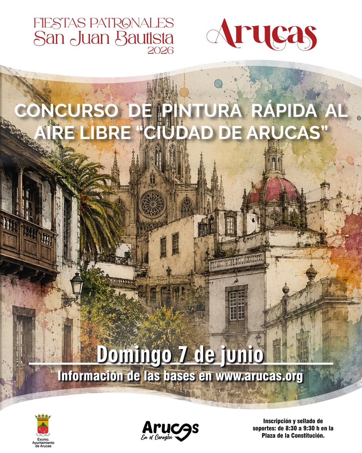 CONCURSO DE PINTURA RÁPIDA AL AIRE LIBRE ´CIUDAD DE ARUCAS´
