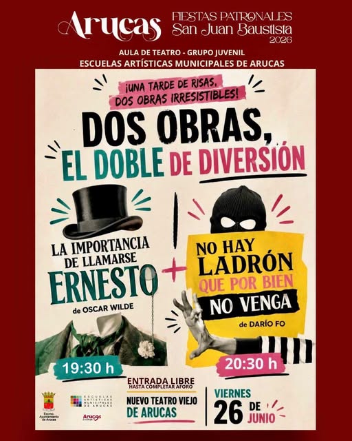 Imagen de DOS OBRAS, EL DOBLE DE DIVERSIÓN