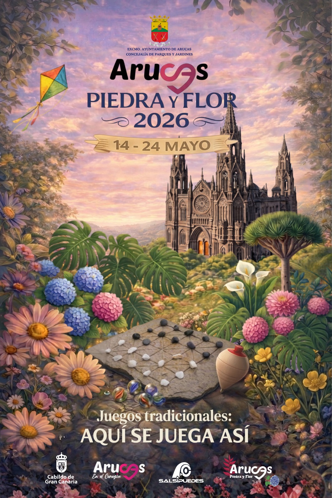 Imagen de ARUCAS PIEDRA Y FLOR 2026