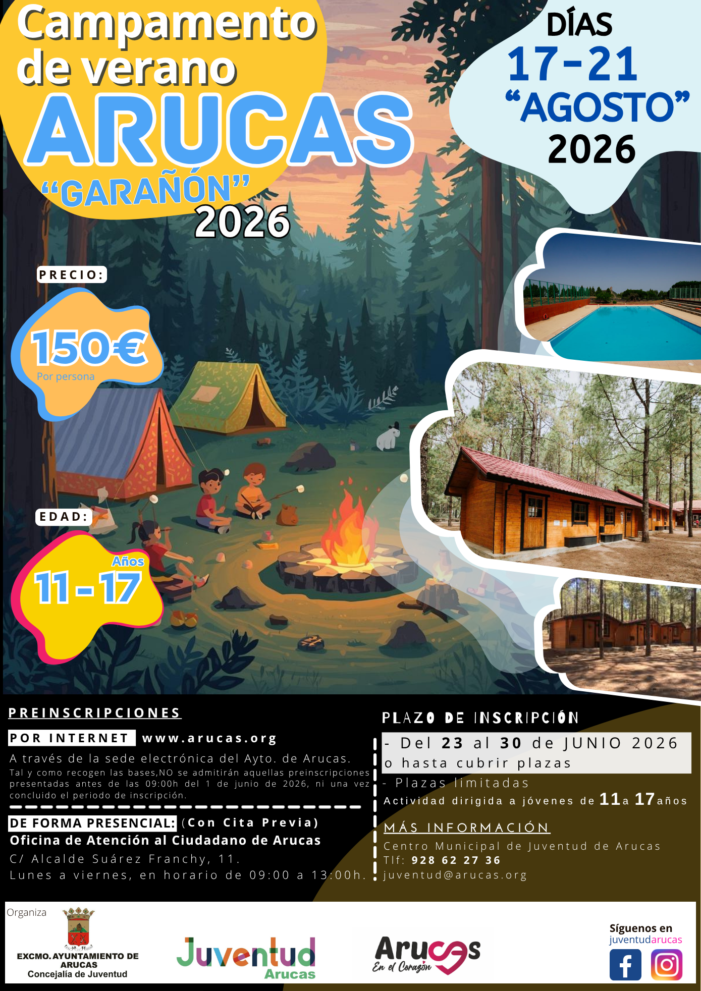 CAMPAMENTO DE VERANO ARUCAS ´GARAÑÓN´2026