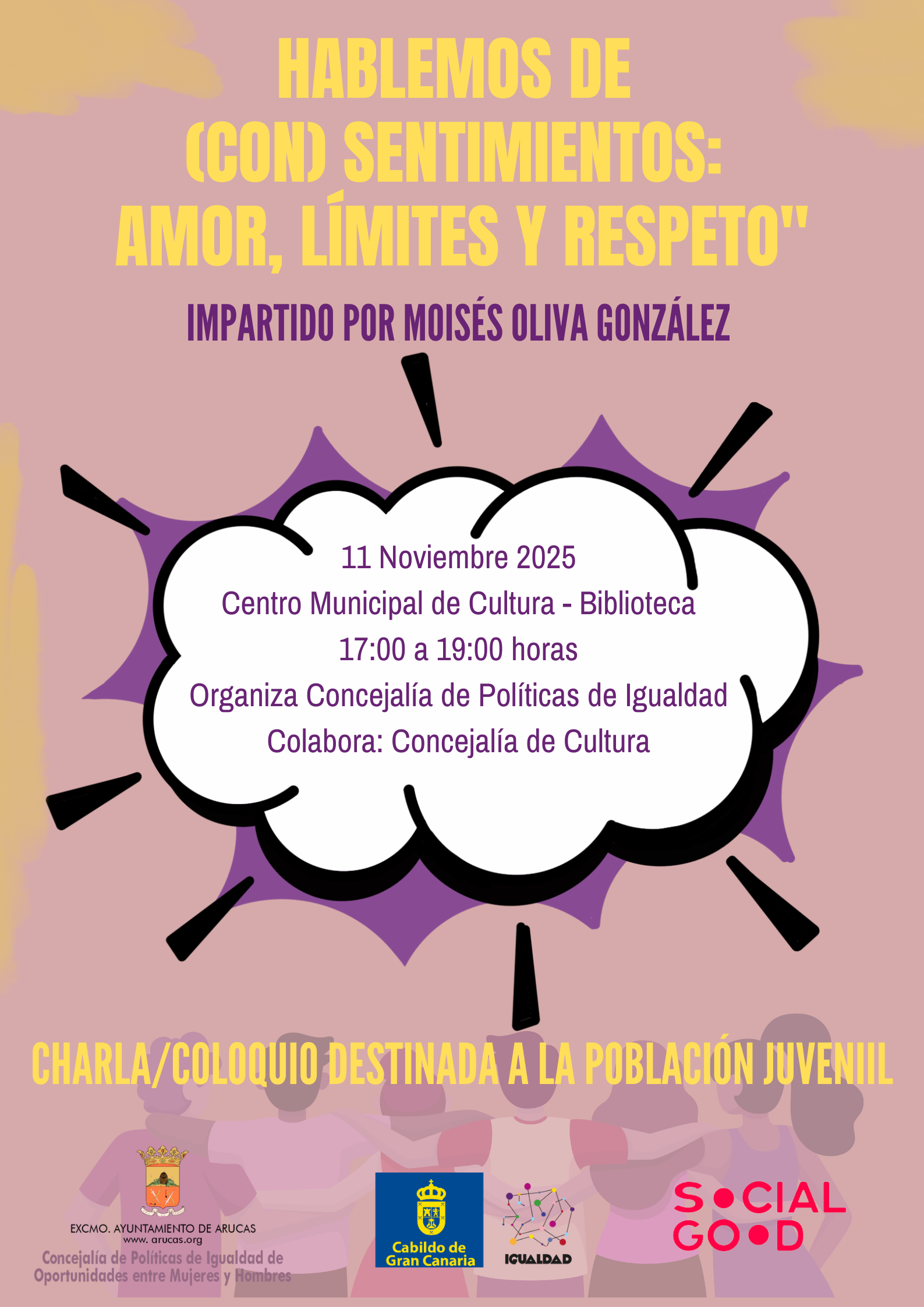 Imagen de CHARLA/COLOQUIO DESTINADA A LA...