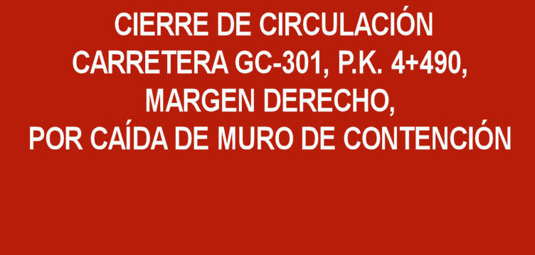 
												Imagen de Cierre de circulación por trabajos de...