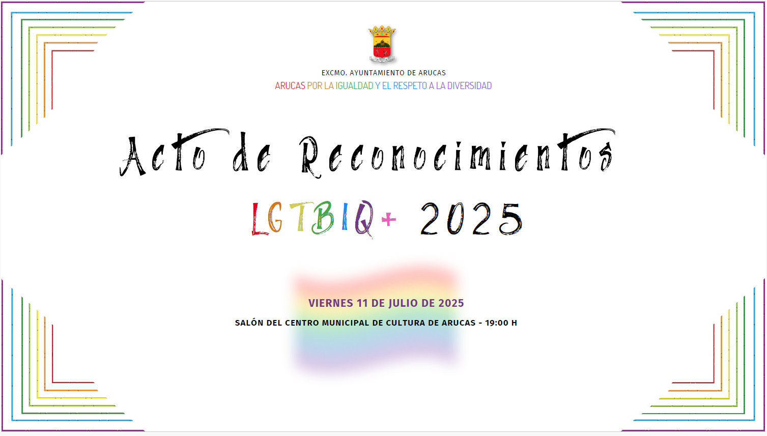 Imagen de ACTO DE RECONOCIMIENTOS LGTBIQ+ 2025