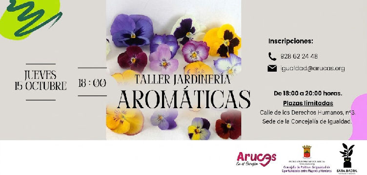 Imagen de Arucas ofrece el taller de jardinería ´Aromáticas´ en el