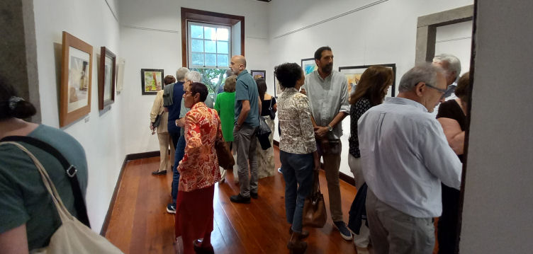 imagen del La Casa Gourié, Museo Municipal de Arucas se llena de color y transparencias con las pinturas de la Agrupación Canaria de Acuarelistas