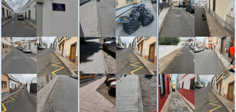 Imagen de Calle por calle, Arucas se deshace de...