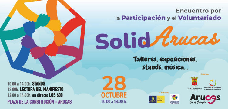 imagen del La concejalía de Solidaridad celebra el Encuentro por la participación y el voluntariado ´SolidArucas´
