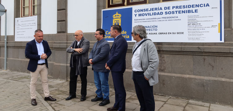 Imagen de Visita institucional a las obras de la Heredad de Aguas de Arucas y Firgas