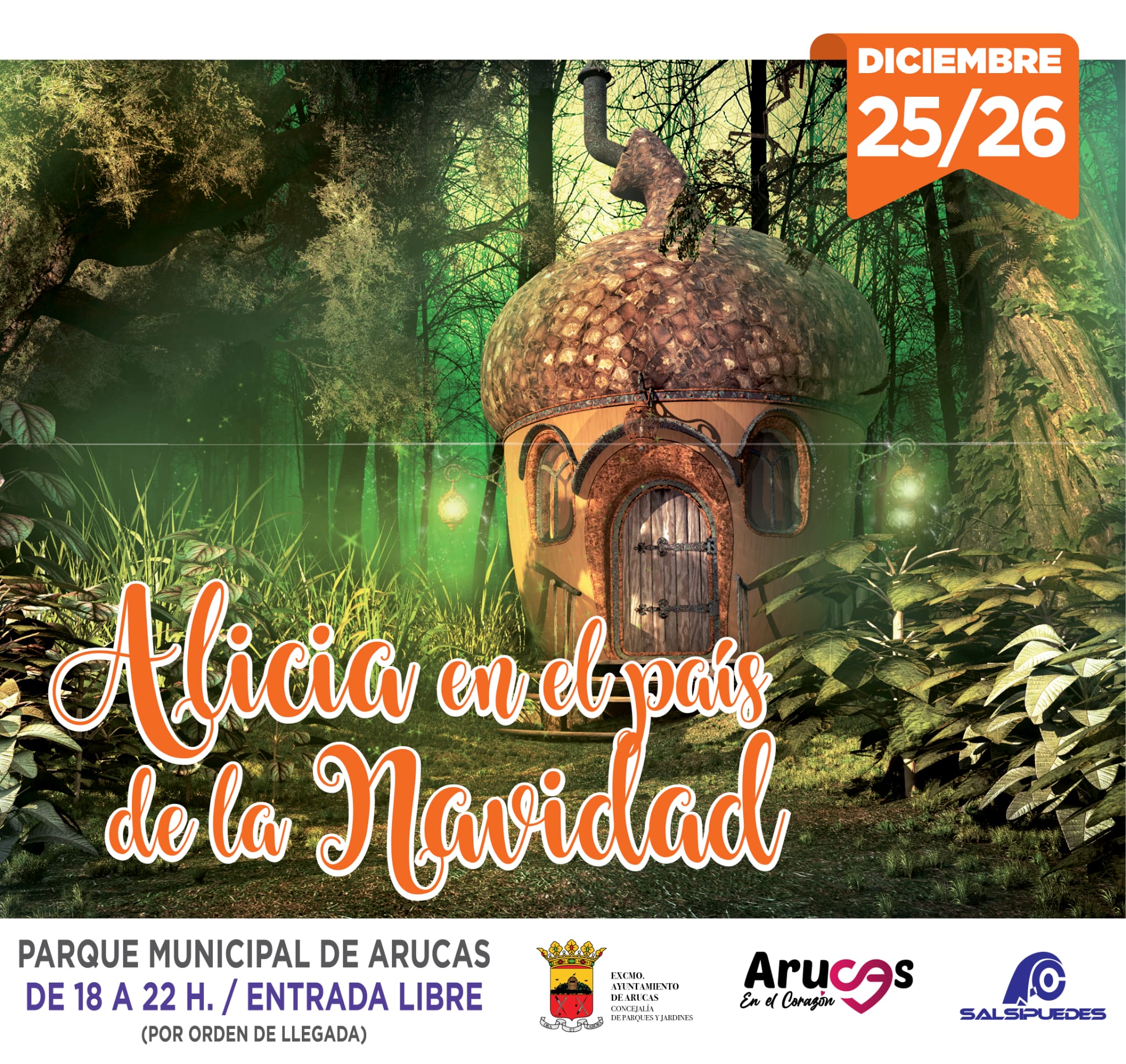 Imagen de Arucas presenta ALICIA EN EL PAIS DE LA NAVIDAD, una propuesta de cuento para las tardes de los días 25 y 26 de diciembre 2